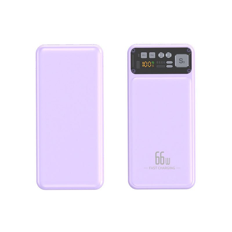 Power Bank | High-Performance Portable Charger with 66W Fast Charging | Multiple USB Ports for Quick Device Charging