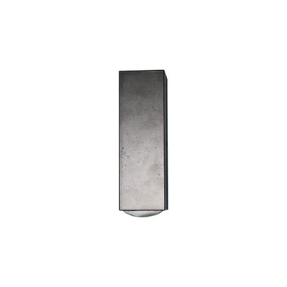 Outdoor LED Sconce Rectangular Aluminum Hardwired 7 in Black for Patio Fence Entryway Modern Exterior Fixture 10W 12W Integrated Bulb Weathe