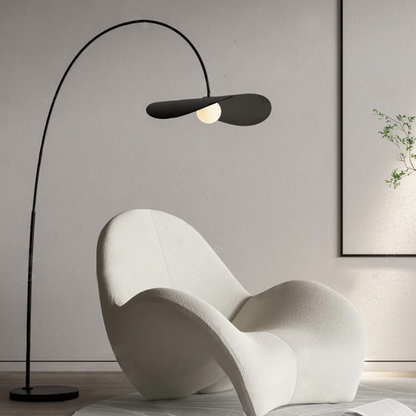 Curved Arc Standing Lamp with LED Height-Adjustable 71–79 Inch Iron Design for Reading Nook Bedroom Office Modern Minimalist Overhead Task L