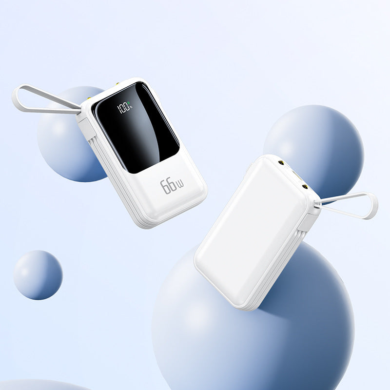 Chargeur portable | Batterie externe 66 W avec affichage numérique | Conception compacte pour une recharge rapide lors de vos déplacements