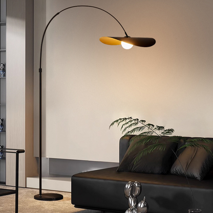 Curved Arc Standing Lamp with LED Height-Adjustable 71–79 Inch Iron Design for Reading Nook Bedroom Office Modern Minimalist Overhead Task L