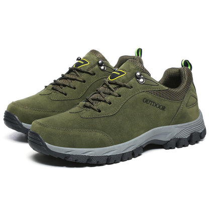 Orthopedic Trail Shoes with Arch Support for Men – Waterproof Cushioned Hiking Footwear for Plantar Fasciitis Relief & All-Terrain Outdoor C