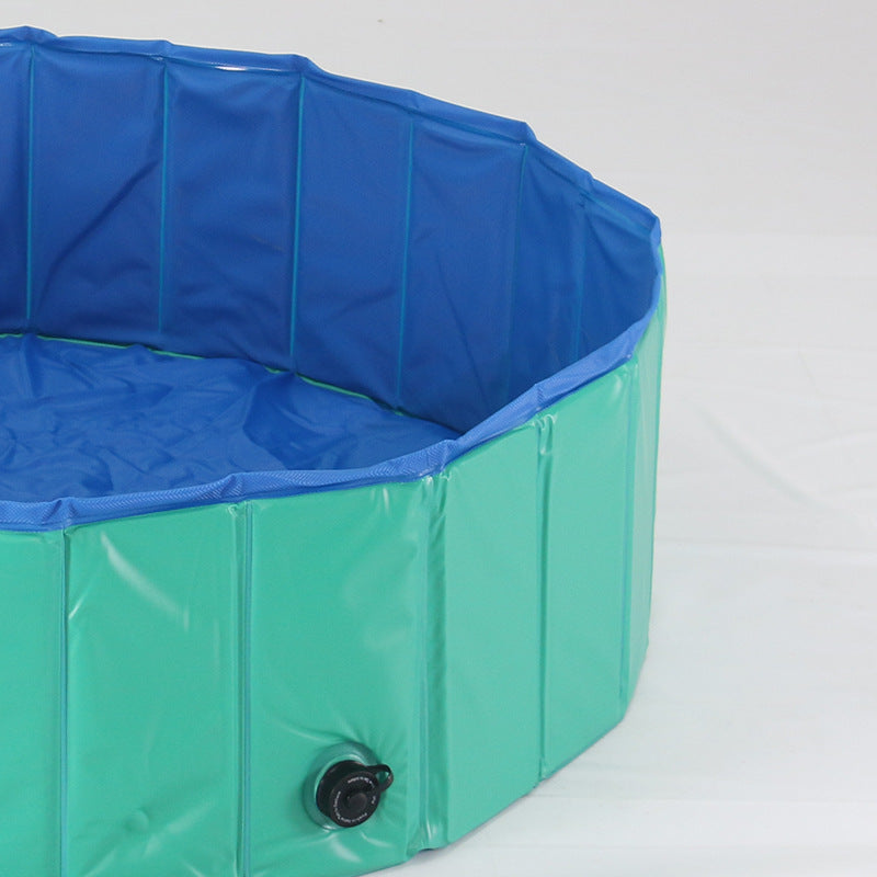Ortekor Inflatable Dog Pool | Foldable Design with Non-Slip Bottom | Perfect Summer Fun for Small to Medium Pets
