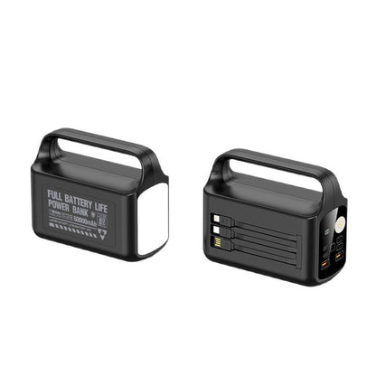 Batterie externe portable avec lampe LED et charge rapide | Haute capacité pour une commodité lors de vos déplacements