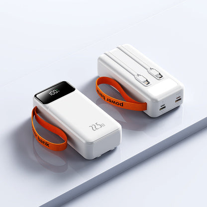 Batterie externe haute capacité | Chargeur portable 22 500 mAh avec affichage numérique | Double sortie USB pour recharge rapide