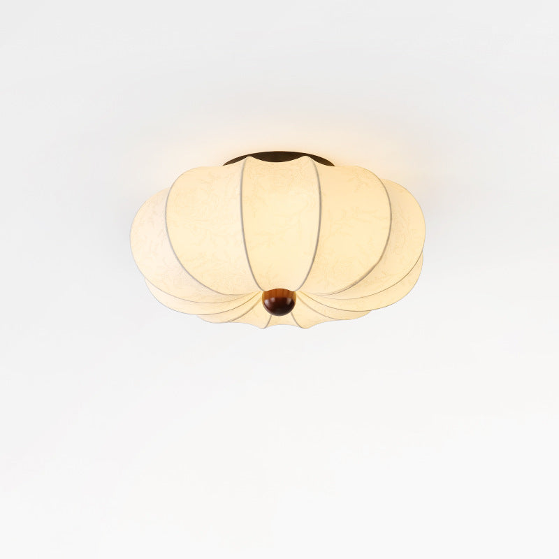 Plafonnier en tissu encastré blanc, douille E27, pour chambre, salon, couloir, 10-15 m², éclairage d'ambiance discret