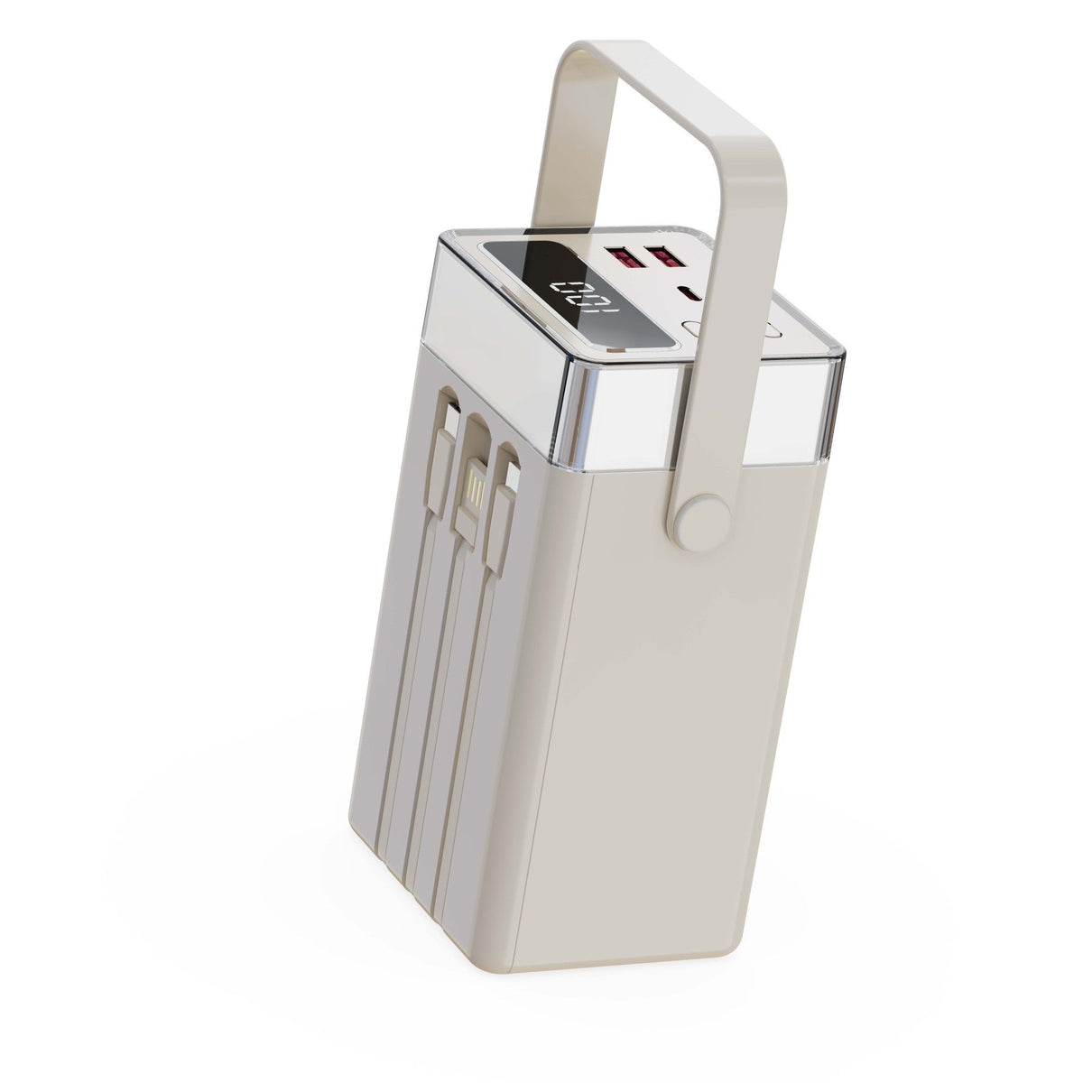 Batterie externe portable avec charge rapide et affichage numérique | Conception légère pour une recharge nomade