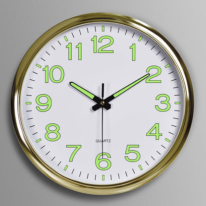 Illuminated LED Wall Clock – 12" Round Digital Display Clock with Backlight for Living Room, Bedroom & Office
