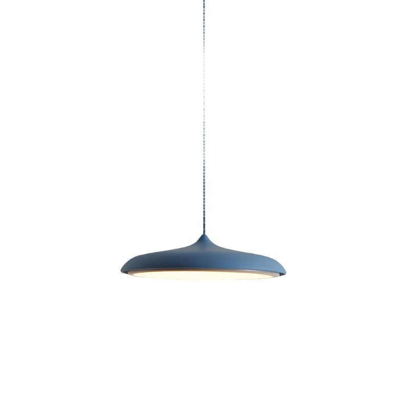 LED Disc Ceiling Fixture 10 in Rose Gold 4000K Adjustable Height for Kitchen Dining Room Bedroom Modern Floating Lamp Neutral White