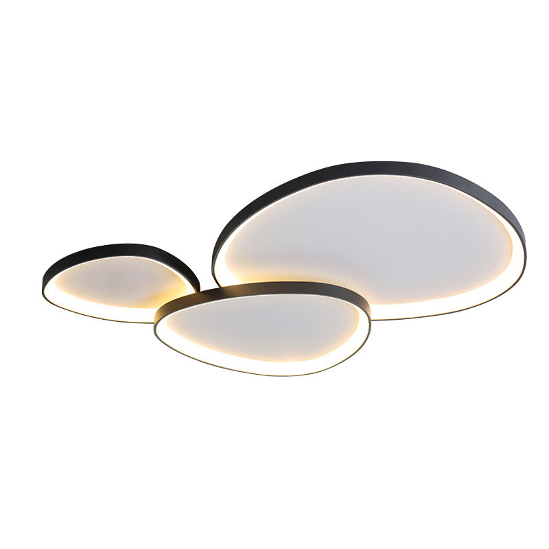 Plafonnier LED moderne encastré, panneau rectangulaire de 35 x 24 pouces pour chambre, salon, salle à manger, éclairage plafonnier blanc doux, profil bas
