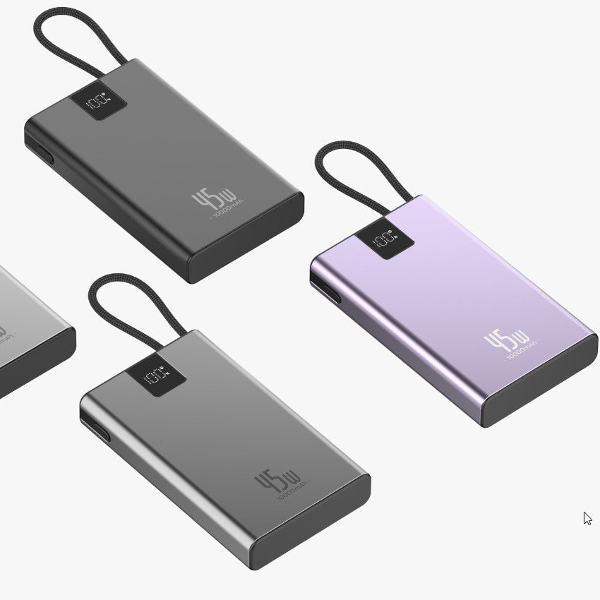 Chargeur portable | Batterie externe 10 000 mAh avec écran LED intelligent | Charge rapide pour tous les appareils