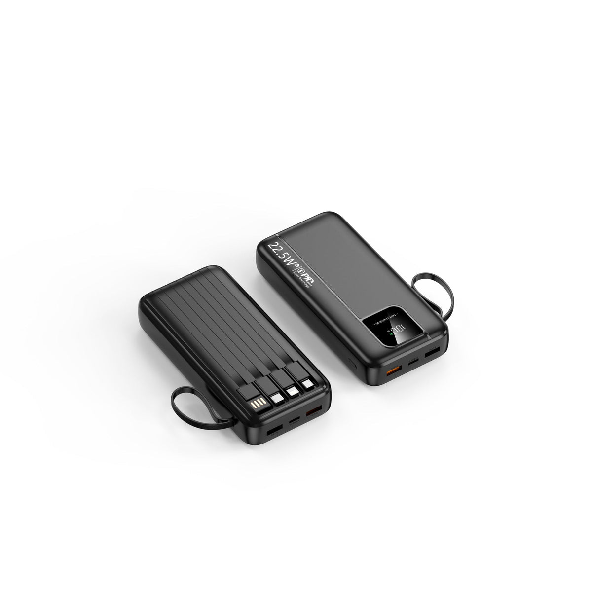 Portable Power Bank with Multifunctional Charging Connector | High-Performance Battery for On-the-Go Charging