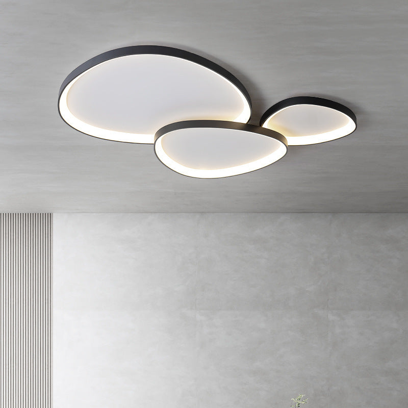 Plafonnier LED moderne encastré, panneau rectangulaire de 35 x 24 pouces pour chambre, salon, salle à manger, éclairage plafonnier blanc doux, profil bas