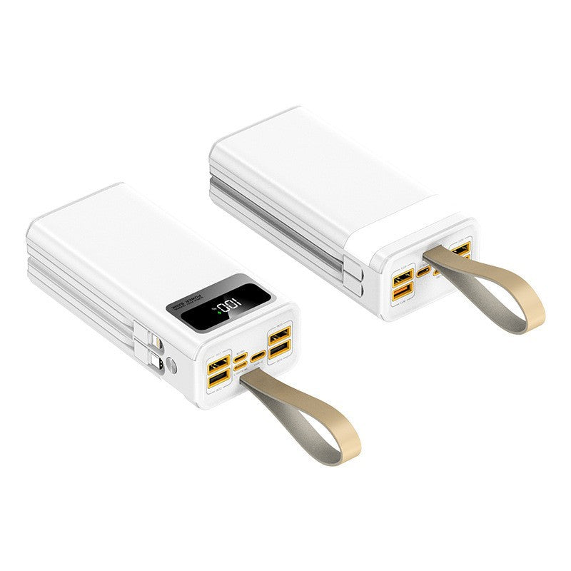 Batterie externe portable avec indicateur de charge LED et ports USB multiples | Chargement rapide pour une commodité optimale lors de vos déplacements