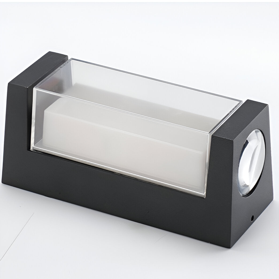 Outdoor Sconce Fixture 10.6 in Black Waterproof Bidirectional Beam for Exterior Walls Entrance Porch Garden Pathway Architectural Accent IP6