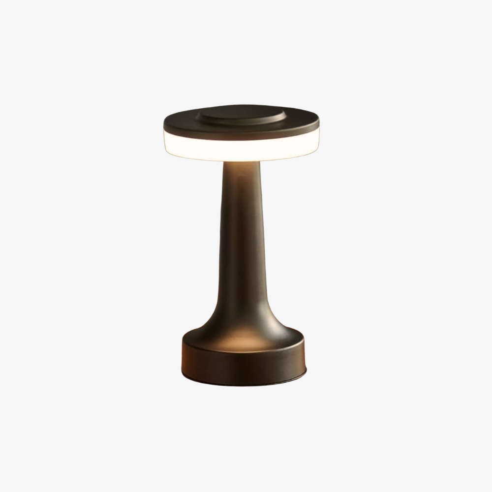 Mid-Century Modern Cordless LED Touch Lamp with Adjustable Brightness | Stylish Lighting for Any Space