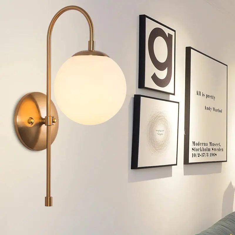 Contemporary Minimalist Wall Sconce Light with Sleek Metal Finish for Living Room Bedroom Hallway Office Indoor Lighting Fixture