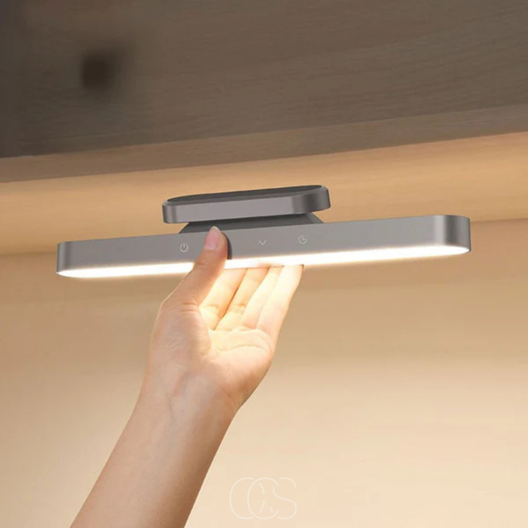 Rechargeable Magnetic LED Wall Light 12 Inch Dimmable Battery Powered Reading Lamp Portable Touch Control Aluminum Hallway Bedroom Closet Li