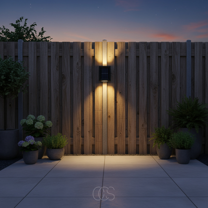 Solar Motion Sensor Outdoor Wall Light – Waterproof IP65 Wireless LED Sconce for Patio, Deck & Yard