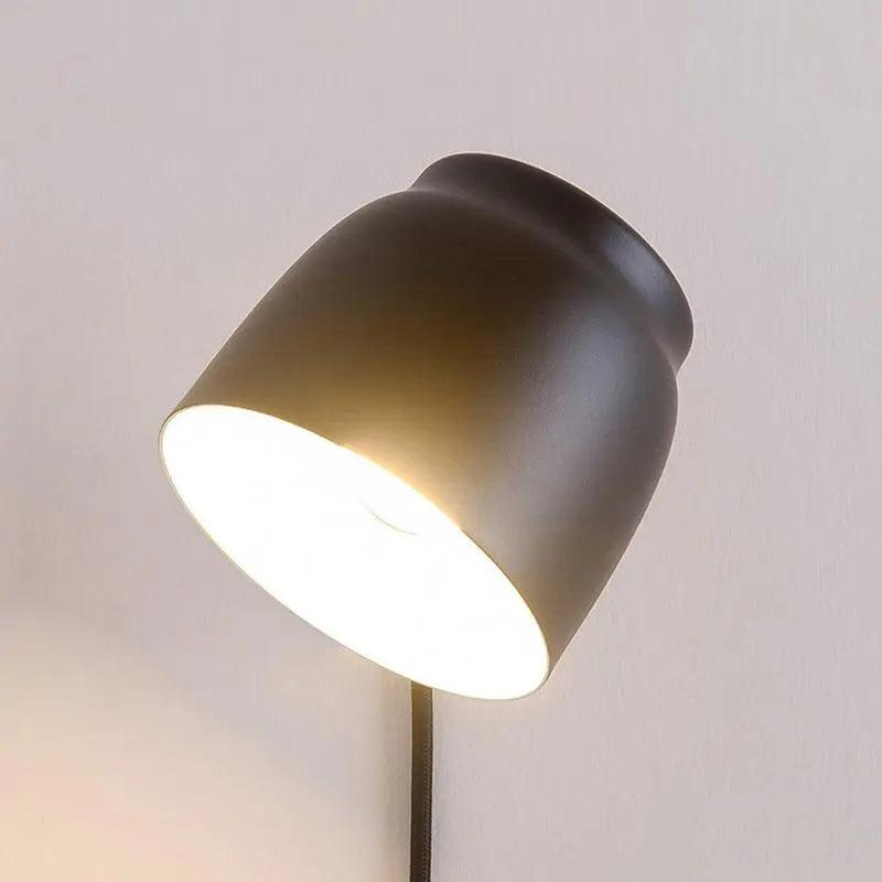 Plug-In Wall Sconce Light Fixture with Cord for Bedroom, Living Room, Hallway | Modern Ambient Lighting for Home | Simple No-Hardwire Setup