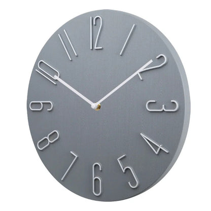 8-Inch Round Silent Wall Clock Pink Quiet Non-Ticking Timepiece Battery Operated Modern Minimalist Design for Bedroom Office Living Room Hal