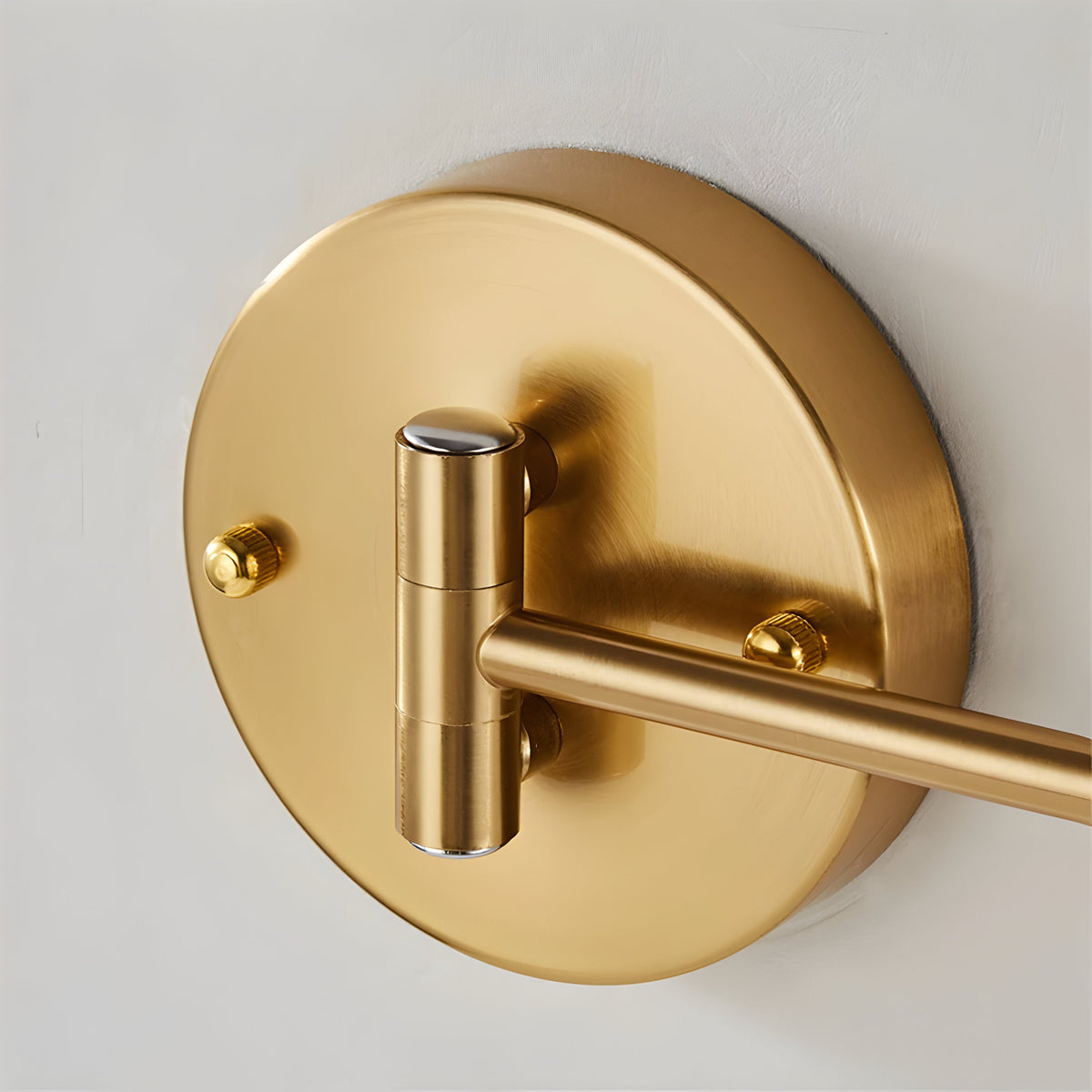 Swing Arm Reading Sconce Metal Black 10 inch Articulating Wall Light for Bedroom Nightstand Task Lighting Directional