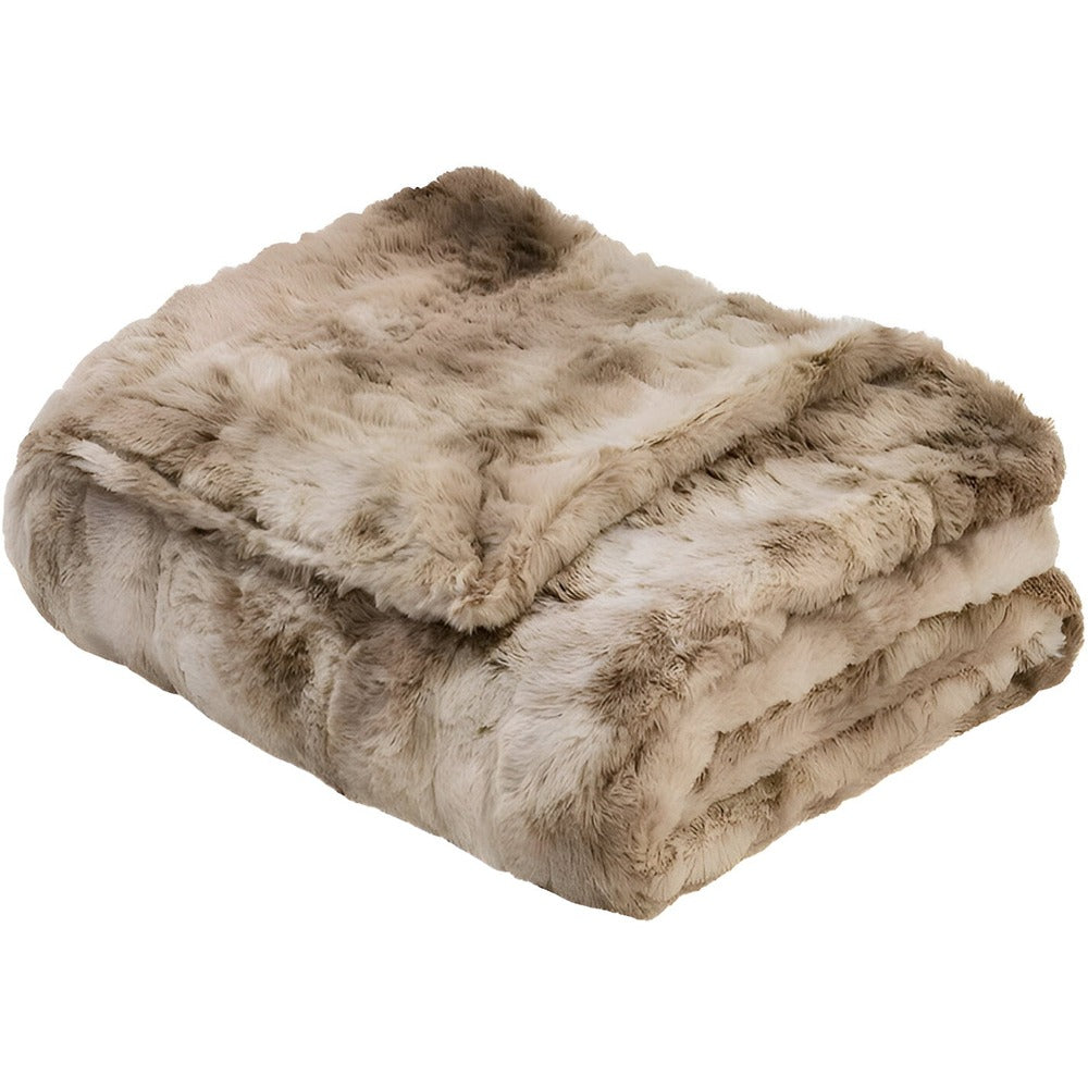 Plush Reversible Fleece Throw Blanket Winter Warmth Coral Velvet Batik Design Cozy Bed Sofa Cover Double-Sided Soft Anti-Pilling
