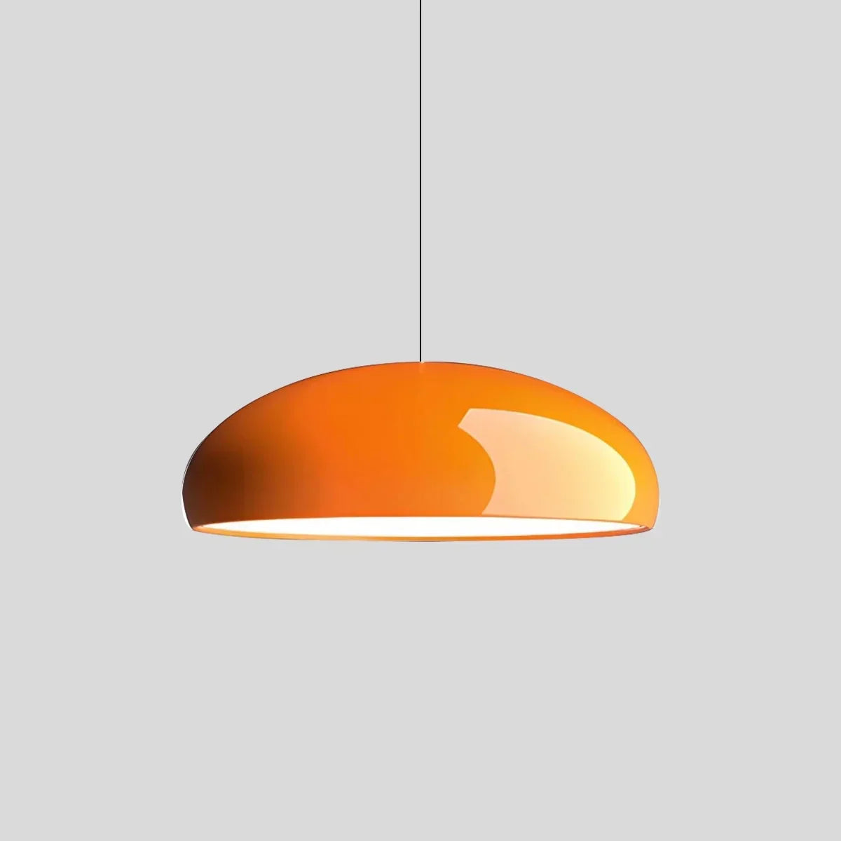 Plafonnier LED à modes d'éclairage commutables pour îlots de cuisine, salles à manger et espaces de vie ouverts – Lampe de plafond ronde en métal brillant en