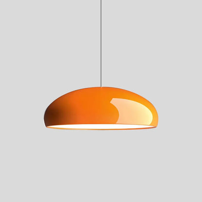 Plafonnier LED à modes d'éclairage commutables pour îlots de cuisine, salles à manger et espaces de vie ouverts – Lampe de plafond ronde en métal brillant en