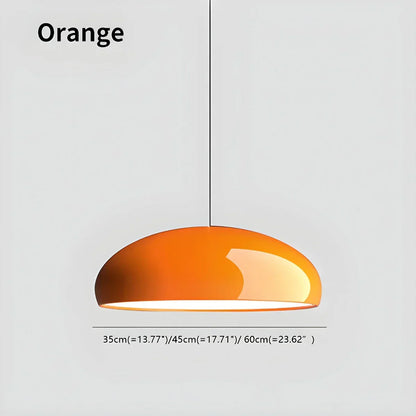 Plafonnier LED à modes d'éclairage commutables pour îlots de cuisine, salles à manger et espaces de vie ouverts – Lampe de plafond ronde en métal brillant en