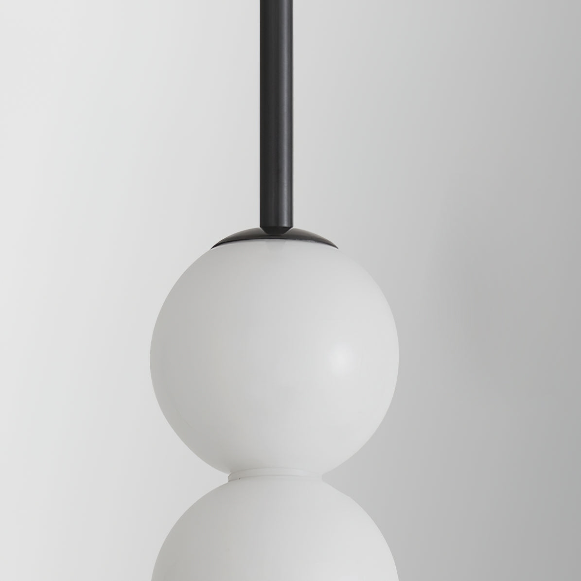 Ceiling Hanging Fixture with Frosted Glass Globes & Metal Frame - Multi-Globe LED Chandelier for Kitchens, Dining Areas & Entryways - Adjust