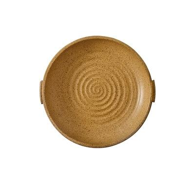 Organic Stoneware Dinnerware Set – Vintage Aged Design in Earthy Tones