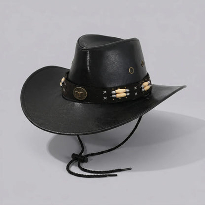 Outback Explorer | Western Outback Hat with Wide Brim & Adjustable Chin Strap | Rugged Style for Outdoor Adventures