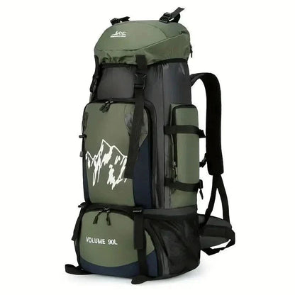 Ortekor OutdoorHaven | Sac à dos de randonnée imperméable 90L au design ergonomique | Spacieux et durable pour les aventures en plein air