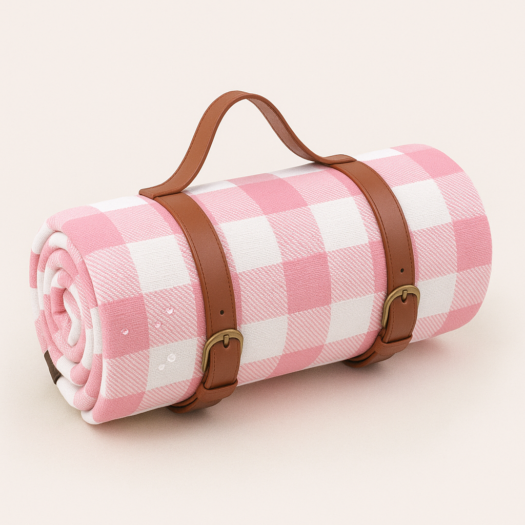 Couverture de pique-nique imperméable pour le camping, grande couverture de pique-nique imperméable avec dessus en acrylique doux, tapis de plage pliable