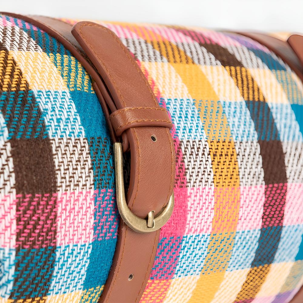 Couverture de pique-nique imperméable pour le camping, grande couverture de pique-nique imperméable avec dessus en acrylique doux, tapis de plage pliable