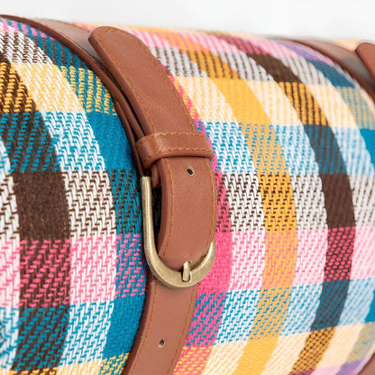 Couverture de pique-nique imperméable pour le camping, grande couverture de pique-nique imperméable avec dessus en acrylique doux, tapis de plage pliable