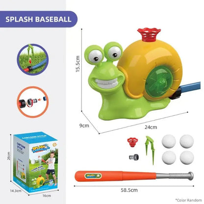 Ortekor Outdoor Fun | 2-in-1 Water Play & Baseball Set with Adjustable Bat | Engaging Summer Activity for Kids