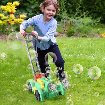 Plein air | Tondeuse à bulles pour enfant avec fonction jeu actif | Activité d'extérieur stimulante pour les enfants