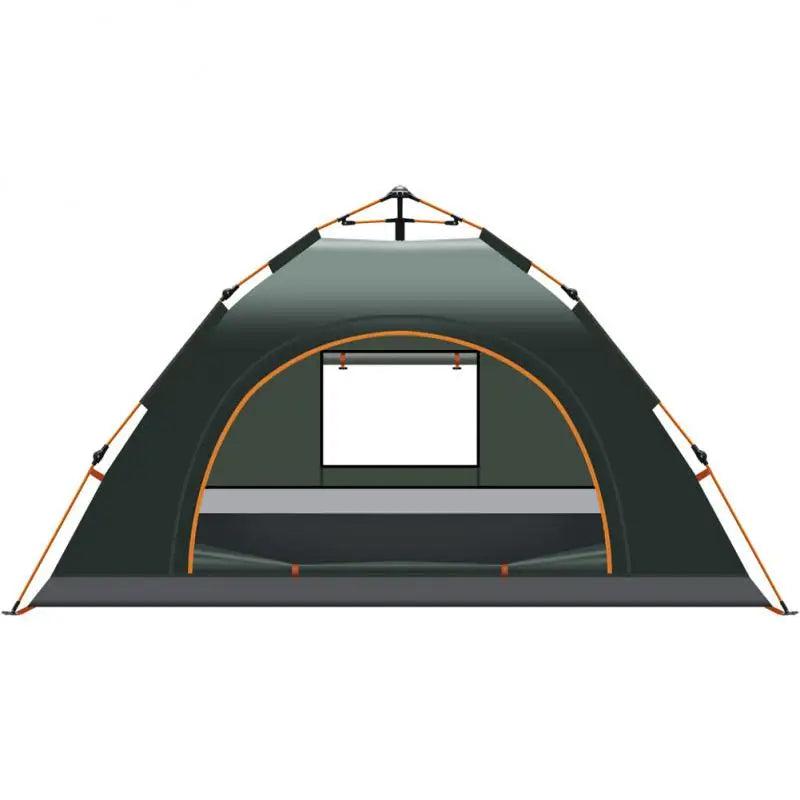 Pop Up Tent for Camping, Automatic Camping Tent with Mosquito Net and Aluminum Poles, Waterproof Outdoor Tent for Hiking