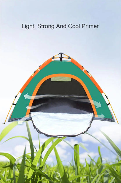 Ortekor Outdoor Haven | Pop Up Camping Tent with Automatic Setup | Spacious & Ventilated Design for Ultimate Comfort