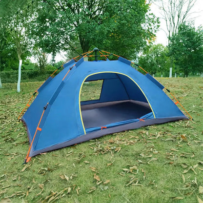 Pop Up Tent for Camping, Automatic Camping Tent with Mosquito Net and Aluminum Poles, Waterproof Outdoor Tent for Hiking