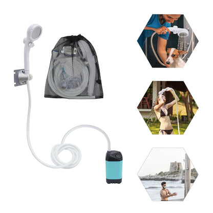 Outdoor Shower | Compact Rechargeable Shower with Powerful Motor | Portable Solution for Hygiene Anywhere