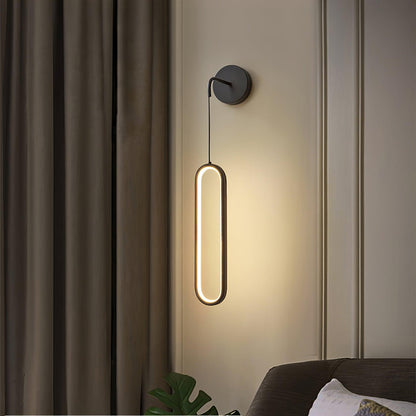 Vertical LED Sconce Light 27 Inch Contemporary Adjustable Color Temperature Fixture for Hallways Bedrooms Living Rooms Modern Acrylic Shade