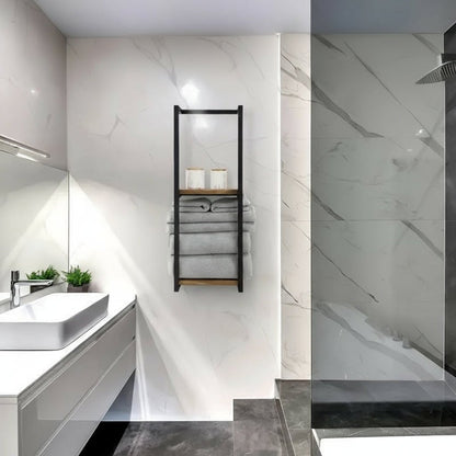 Sleek Stainless Steel Wall Towel Rack for Modern Bathrooms