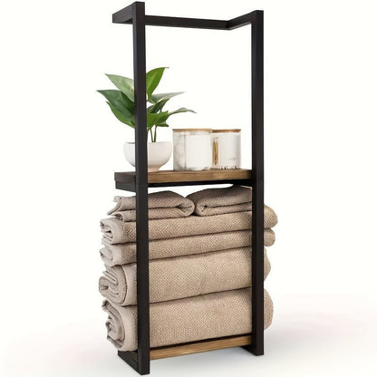 Sleek Stainless Steel Wall Towel Rack for Modern Bathrooms