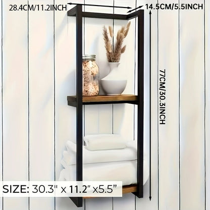 Sleek Stainless Steel Wall Towel Rack for Modern Bathrooms