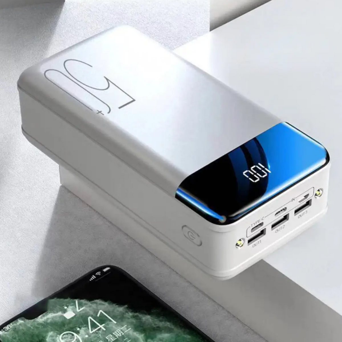 Ortekor Pace Power Bank | 50,000mAh Ultra-High Capacity