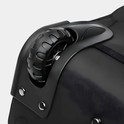 Ortekor PakkyRoll | Rolling Backpack with Wheels & Vacuum Compression | Airline Approved Carry-On for Efficient Travel