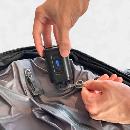Ortekor PakkyRoll | Rolling Backpack with Wheels & Vacuum Compression | Airline Approved Carry-On for Efficient Travel